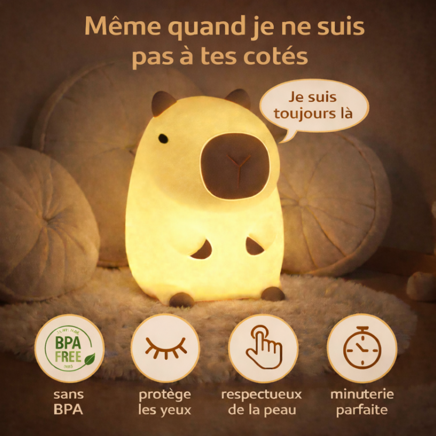Capylampe™ - Une lumière douce pour des moments à deux